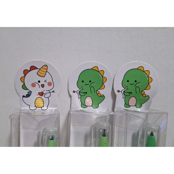 KAP CAT LUCKY DRAGON MULTI INK & TOPPER ERASABLE GEL PEN SET 5 CT LOT NEW - Picture 4 of 6